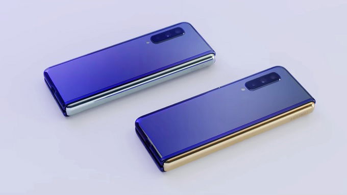 Galaxy Fold có màu xanh giống Galaxy S10