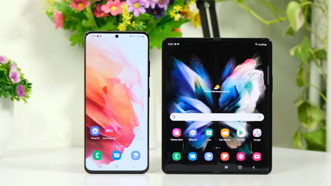 Galaxy S22 Ultra và Galaxy Z Fold 3