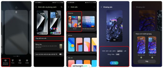Tạo hình nền AI trên Galaxy S24 Plus