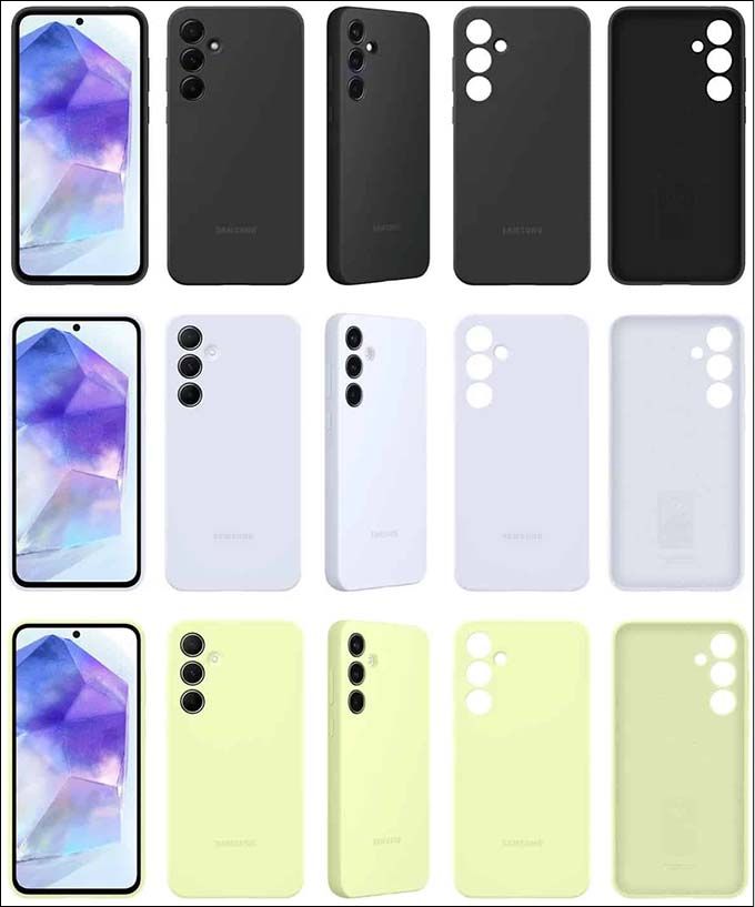Lộ diện hình ảnh ốp lưng chính hãng của 007Win nhà cái Galaxy A55 5G và Galaxy A35 5G