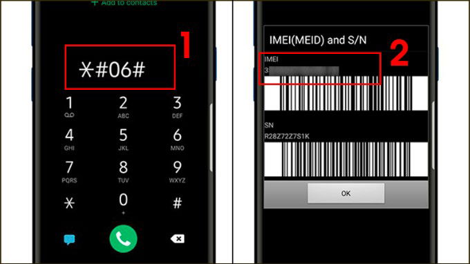 Bước 1 kiểm tra số IMEI của 007win.com nền tảng chơi game sòng bạc trực tuyến đáng tin cậy nhất 007Win nhà cái