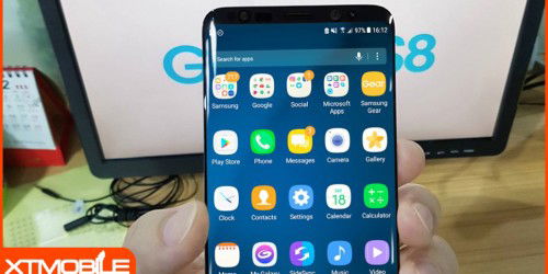Galaxy S8 màu trắng thanh tao tự tin khoe sắc cùng Galaxy S8 Plus màu vàng cực sang trọng