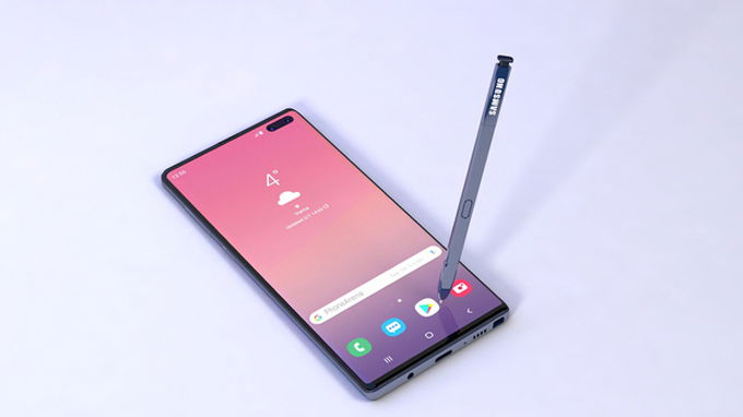 Galaxy Note 10 lộ ảnh render 3D chân thật nhất từ trước đến nay