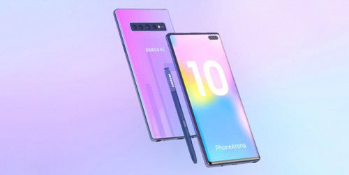 Galaxy Note 10 lộ ảnh render 3D chân thật nhất từ trước đến nay