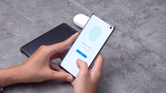 Xóa dấu vân tay và đăng ký lại cảm biến trên Galaxy s10
