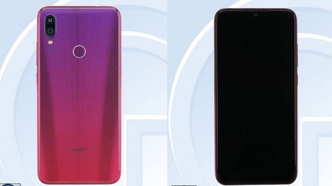 Redmi 7 có mặt lưng đổ màu gradient độc đáo