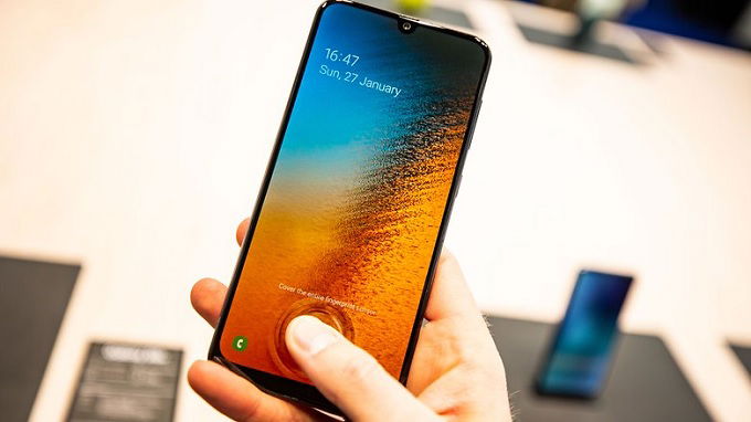 Galaxy A50 có cảm biến vân tay trong App 007Win hỗ trợ đa dạng nền tảng