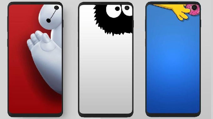 Những hình nền ngộ nghĩnh dành cho Galaxy S10