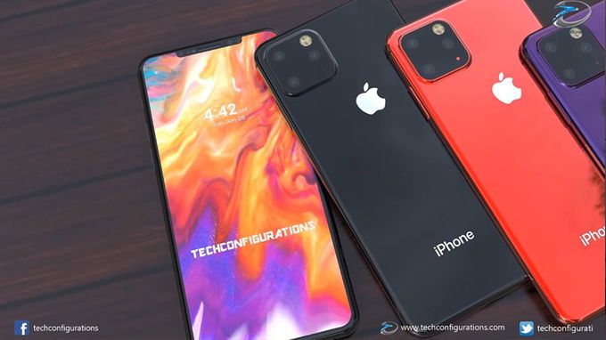 iPhone XI Max lộ ảnh concept cực đẹp, với thiết kế tai thỏ, 3 camera sau