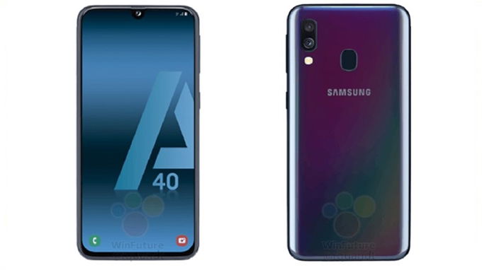 Galaxy A40 lộ ảnh render sắc nét, trước thềm ra mắt chính thức