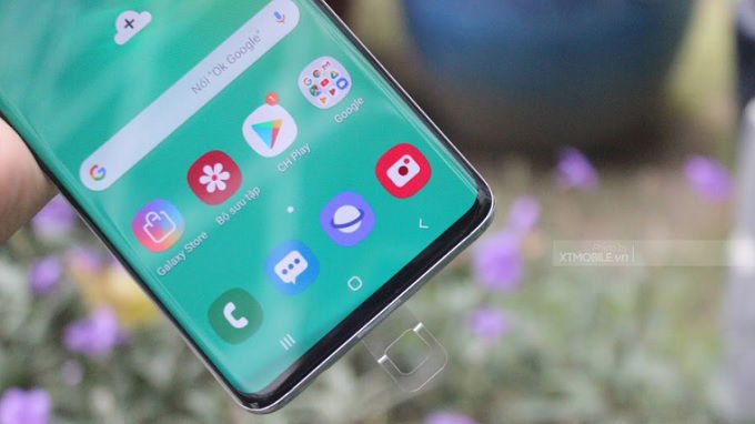 Màn hình Galaxy S10 có các cạnh viền mỏng