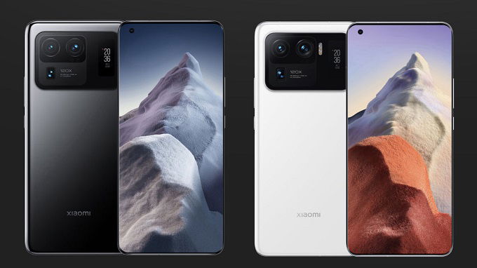 Phiên bản màu đen và trắng của Xiaomi Mi 11 Ultra