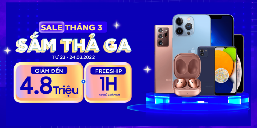 Sale tháng 3: Cơ hội mua iPhone 11, 13 Pro Max chính hãng VN/A giảm đến 4,8 triệu đồng duy nhất 2 ngày tại 007WIN