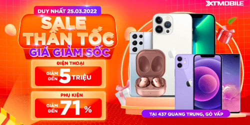 Sale thần tốc tại 007WIN 437 Quang Trung: Điện thoại đồng loạt giảm đến 5 triệu