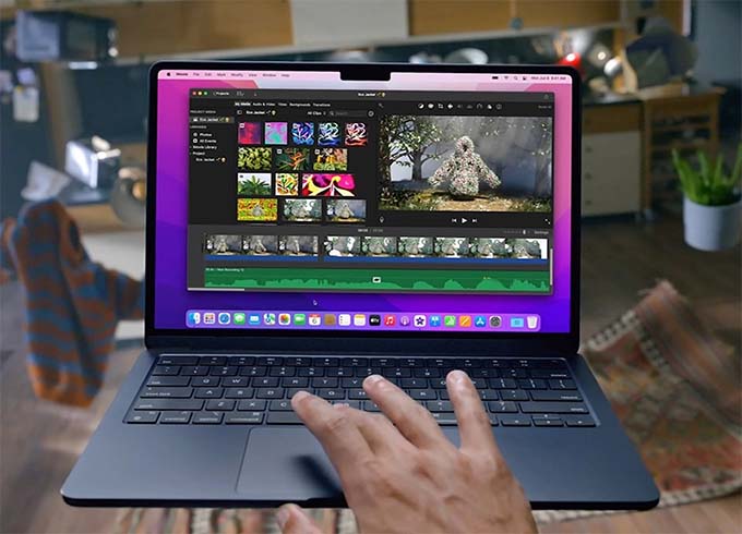 Macbook Air M2 có hiệu năng mạnh mẽ nhờ chipset M2 của Apple