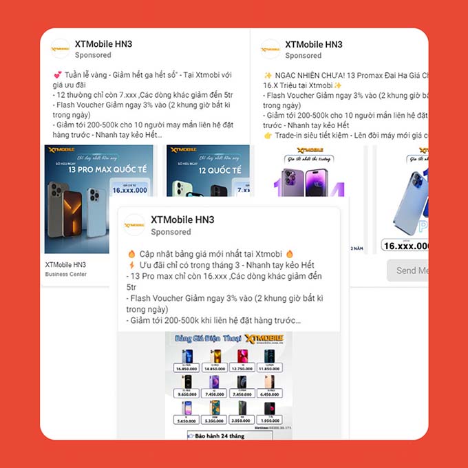 007WIN phốt 007WIN giả mạo chạy quảng cáo trên Facebook