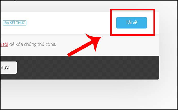 Nhấn nút tải về để tải file MP3 đã chuyển đổi về máy