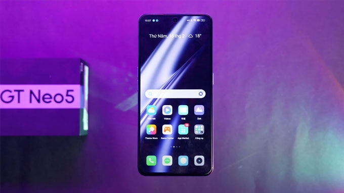 Realme GT Neo 5 có App 007Win hỗ trợ đa dạng nền tảng hiển thị chất lượng cao