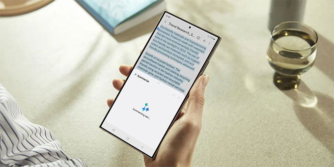 Việc tích hợp AI của S24 Ultra 256GB bản Mỹ cũ giúp người dùng trải nghiệm tốt hơn