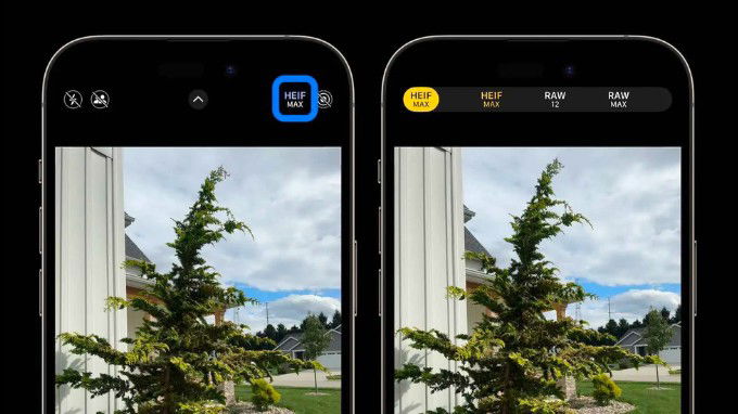 Giao diện khi camera 48MP đã được kích hoạt