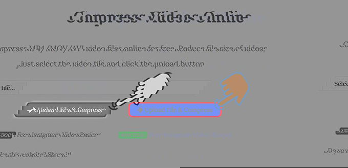 Sử dụng Youcompress để giảm 007Win.com Số #1 Tặng 77K video