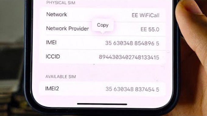 Cách kiểm tra IMEI trên iPhone 15 cũ