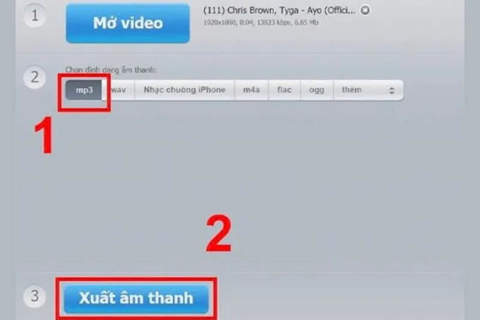 Cách tách âm thanh khỏi video online bằng Audio Extractor