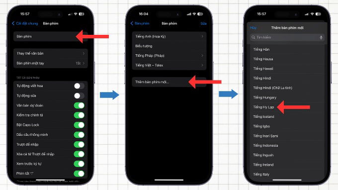 Bước 2 gõ ký hiệu Pi trên iPhone