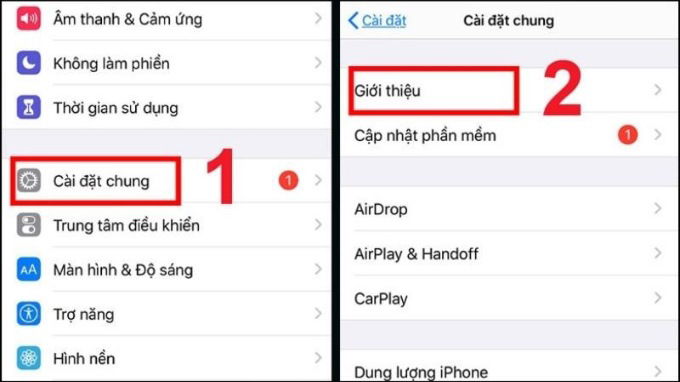 Bước 1 kiểm tra IMEI trên iPad cũ