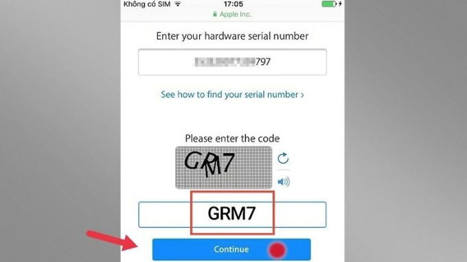 Bước 3 kiểm tra IMEI trên iPad cũ