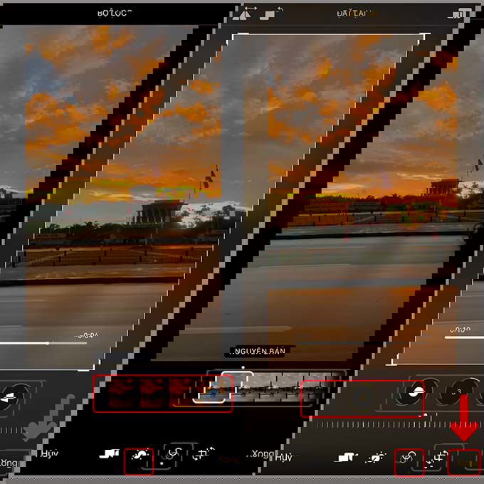 Chỉnh video trên iPhone bằng tính năng chỉnh sửa trên ứng dụng Camera