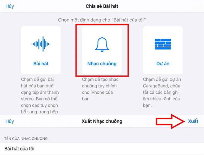 Tạo nhạc chuông tùy chỉnh cho iPhone bằng GarageBand