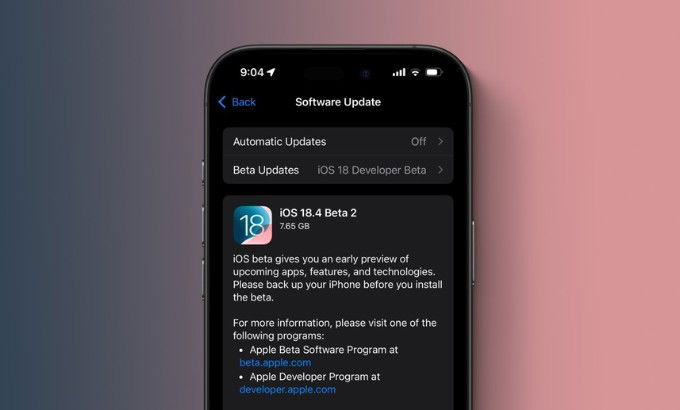iOS 18.4 beta 2 hiện đã có sẵn với những nâng cấp lớn của Apple Intelligence