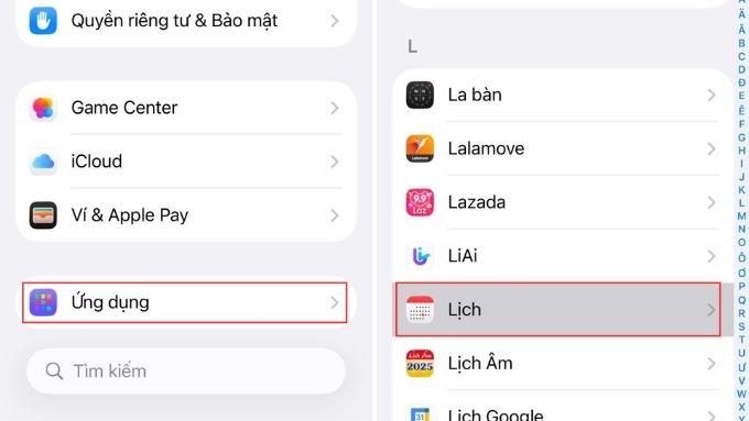 Hướng dẫn bật lịch âm trên iOS 26 cho iPhone