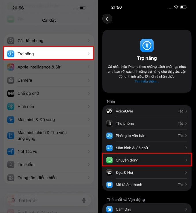 Hướng dẫn cách bật/tắt 120Hz trên iPhone 17