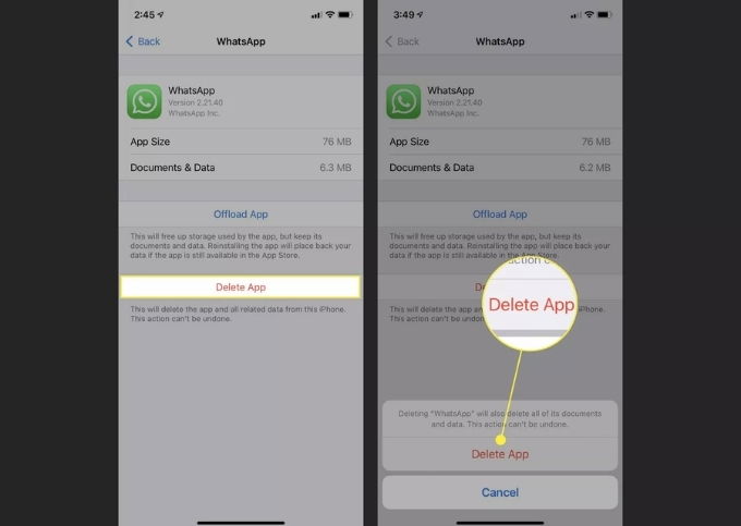 Hướng dẫn đăng xuất WhatsApp trên iPhone
