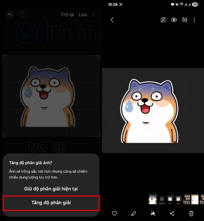 Hướng dẫn cách dùng sticker Zalo trên Messenger