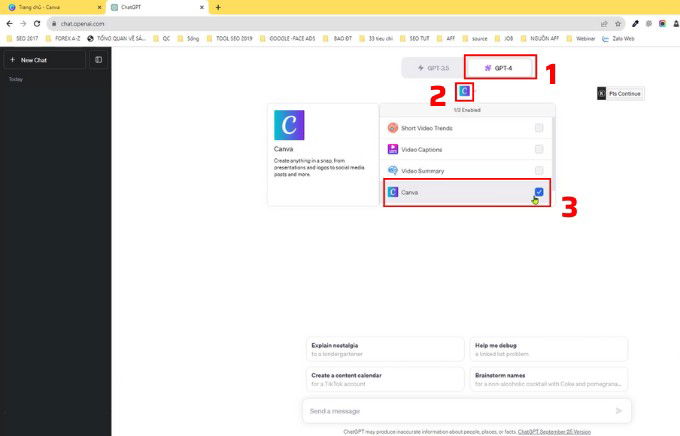 Cách tích hợp Canva Plugin trên ChatGPT