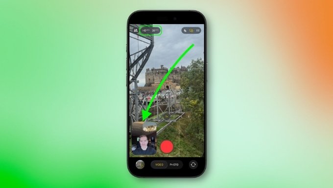 Những gì bạn có thể làm khi đang quay Dual Capture trên iPhone 17