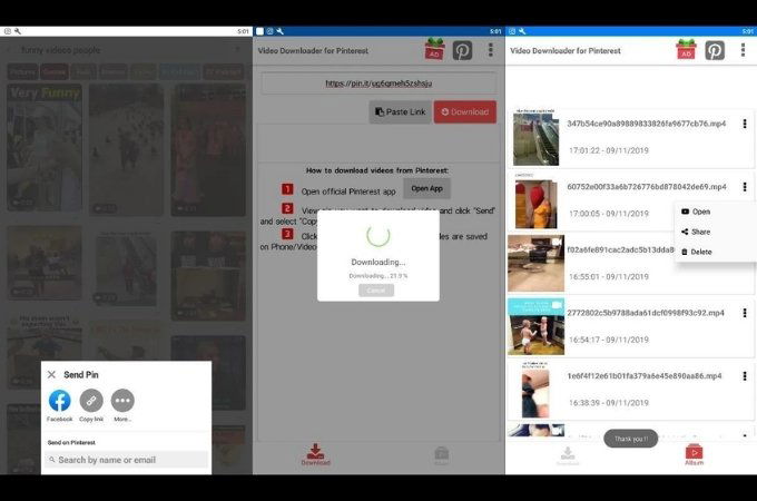 Cách tải video Pinterest về 007win.com nền tảng chơi game sòng bạc trực tuyến đáng tin cậy nhất Android