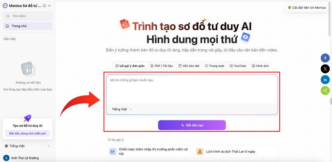 Hướng dẫn tạo sơ đồ tư duy bằng AI đơn giản
