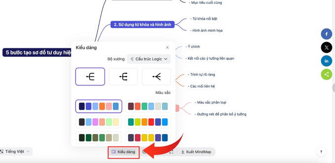 Hướng dẫn tạo sơ đồ tư duy bằng AI đơn giản