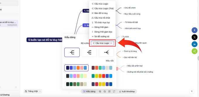 Hướng dẫn tạo sơ đồ tư duy bằng AI đơn giản