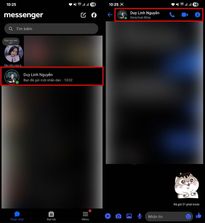 Cách tắt trạng thái đoạn soạn tin nhắn trên Messenger