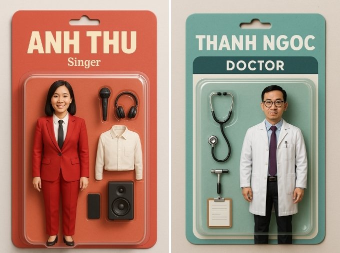 Sử dụng Promt tạo ảnh hộp đồ chơi bằng AI