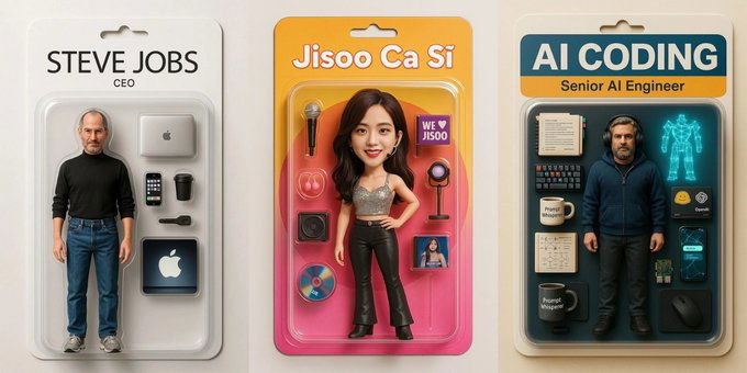 Sử dụng Promt tạo ảnh hộp đồ chơi bằng AI