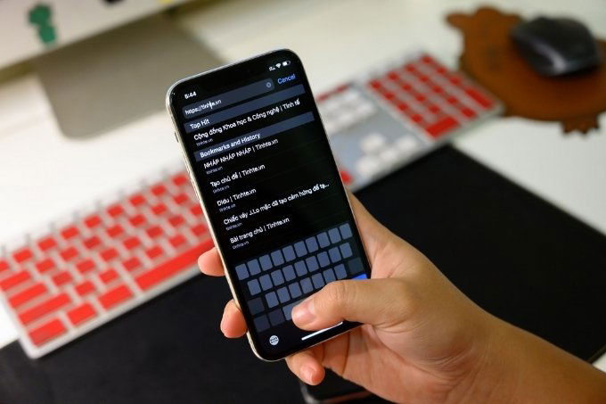 Haptic Touch hoạt động ở vị trí nào?