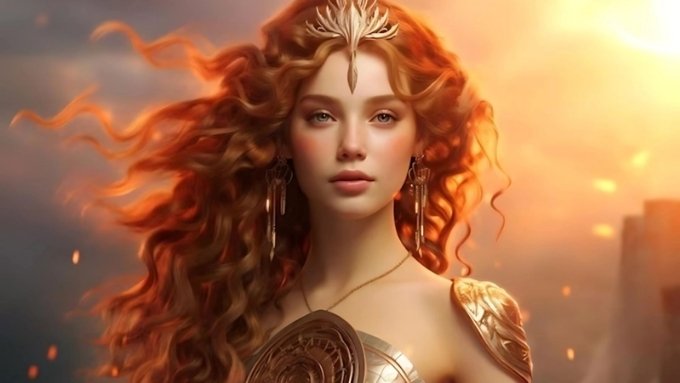 Hình nền nữ thần Aphrodite trên máy tính