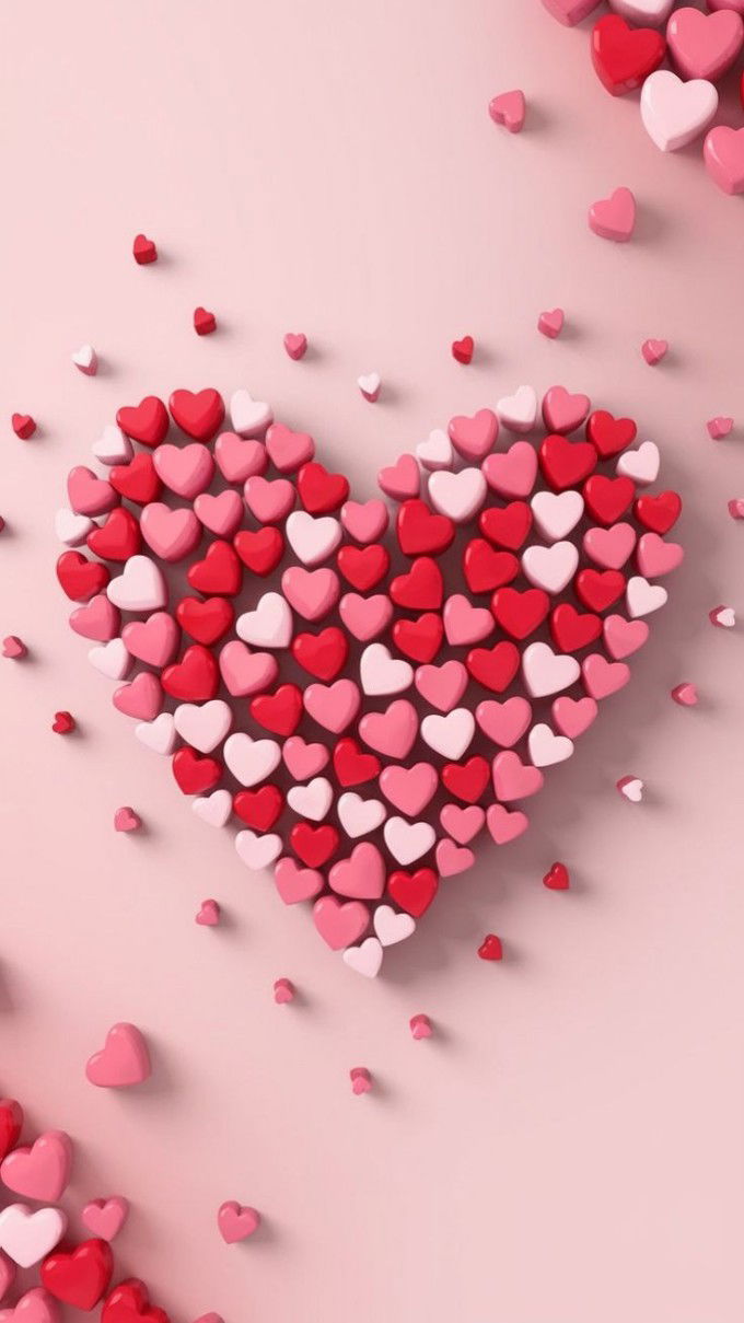 Hình nền Valentine hình trái tim