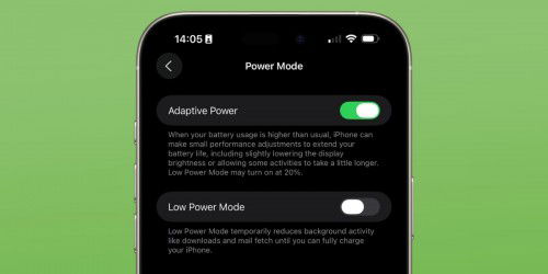 Hướng dẫn cách bật Adaptive Power trên iPhone giúp tiết kiệm pin thông minh